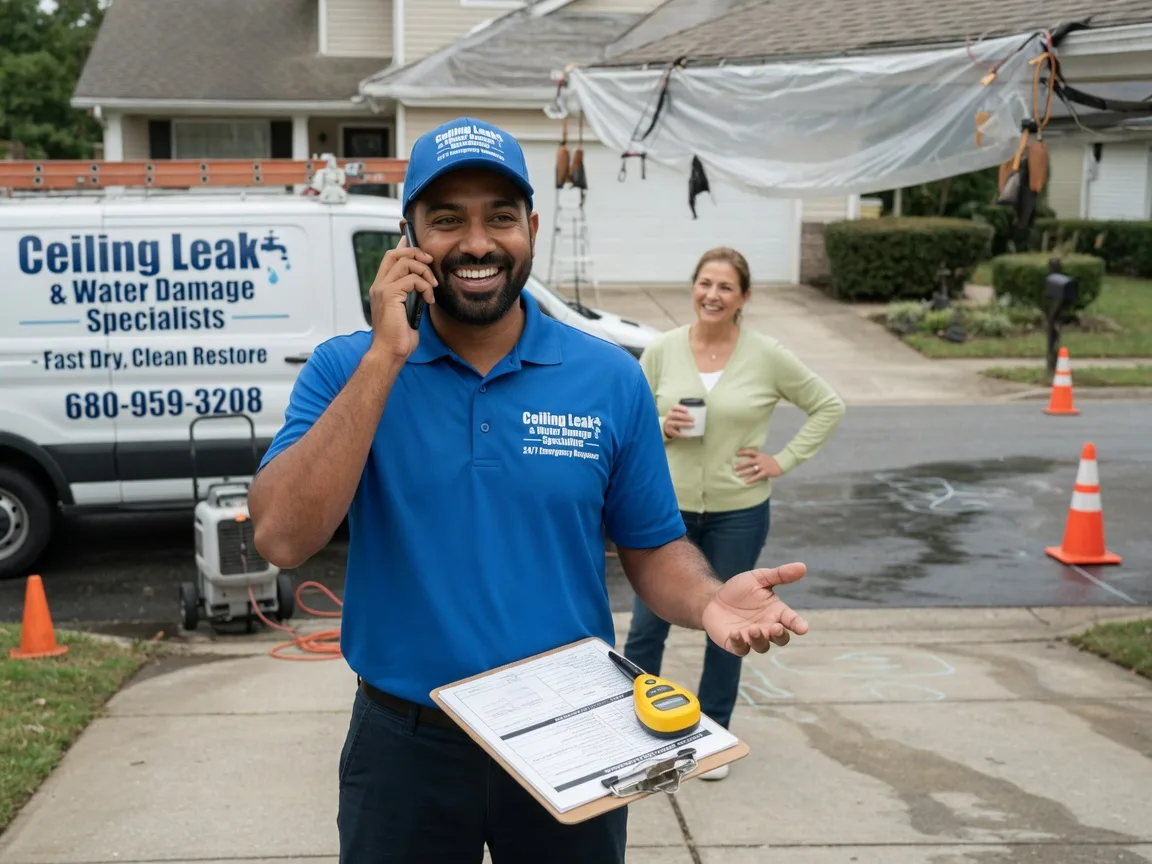 Ceiling Leak Cleanup Sand Creek, MI FAQs